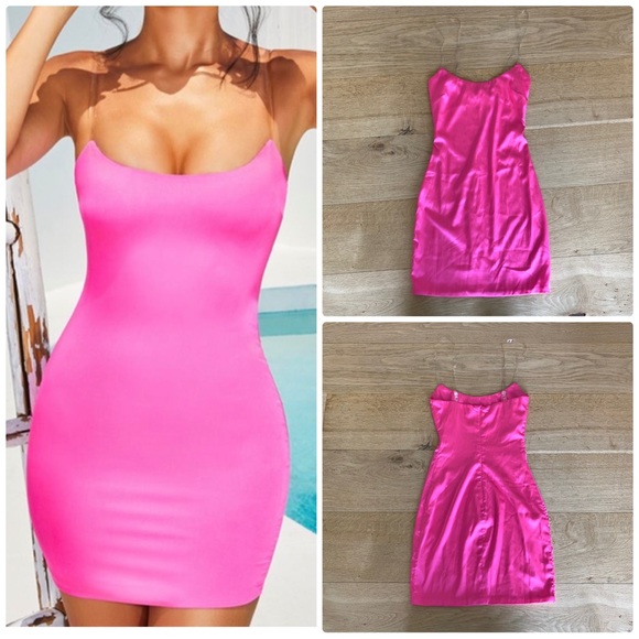 Oh Polly Dresses Oh Polly Pretty Clear In Pink Poshmark